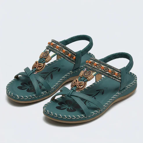 Sandalias de estilo ibicenco que combinan comodidad y elegancia