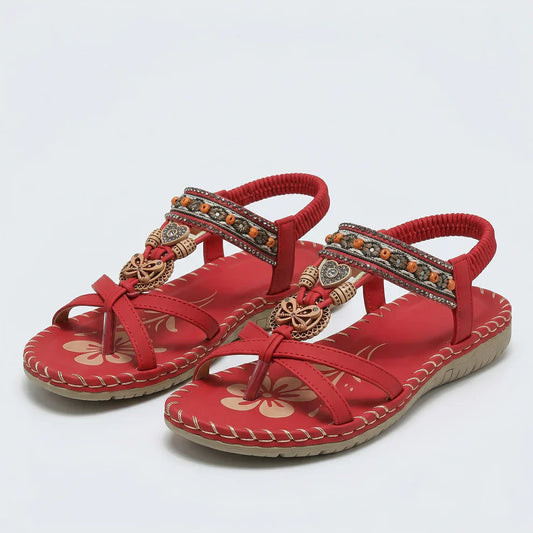 Sandalias de estilo ibicenco que combinan comodidad y elegancia