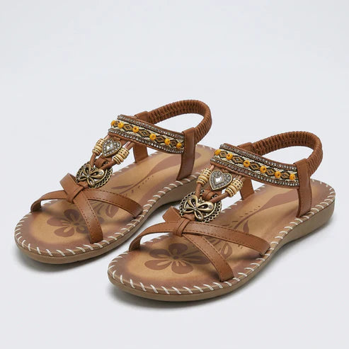 Sandalias de estilo ibicenco que combinan comodidad y elegancia