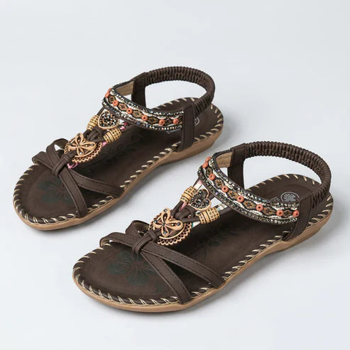 Sandalias de estilo ibicenco que combinan comodidad y elegancia